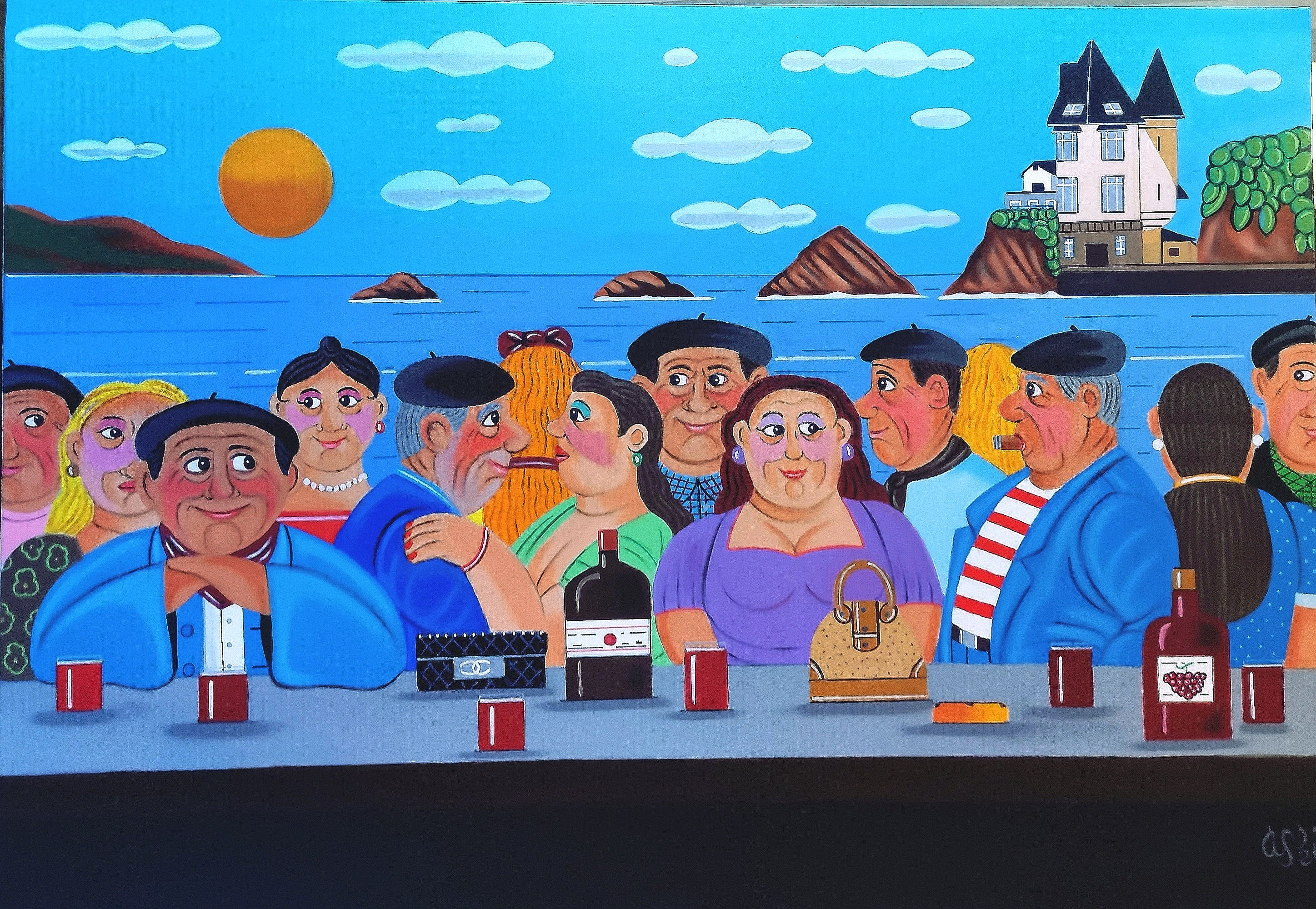 Apéro à la côte des Basques