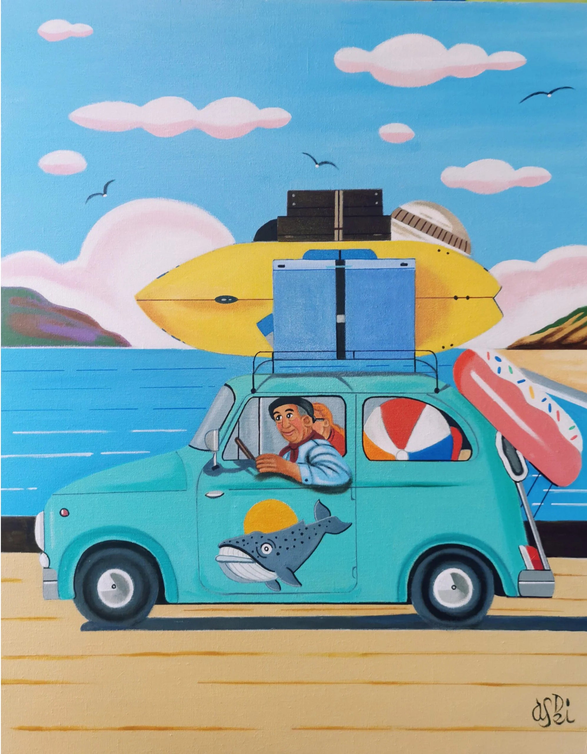 Balade avec la titine