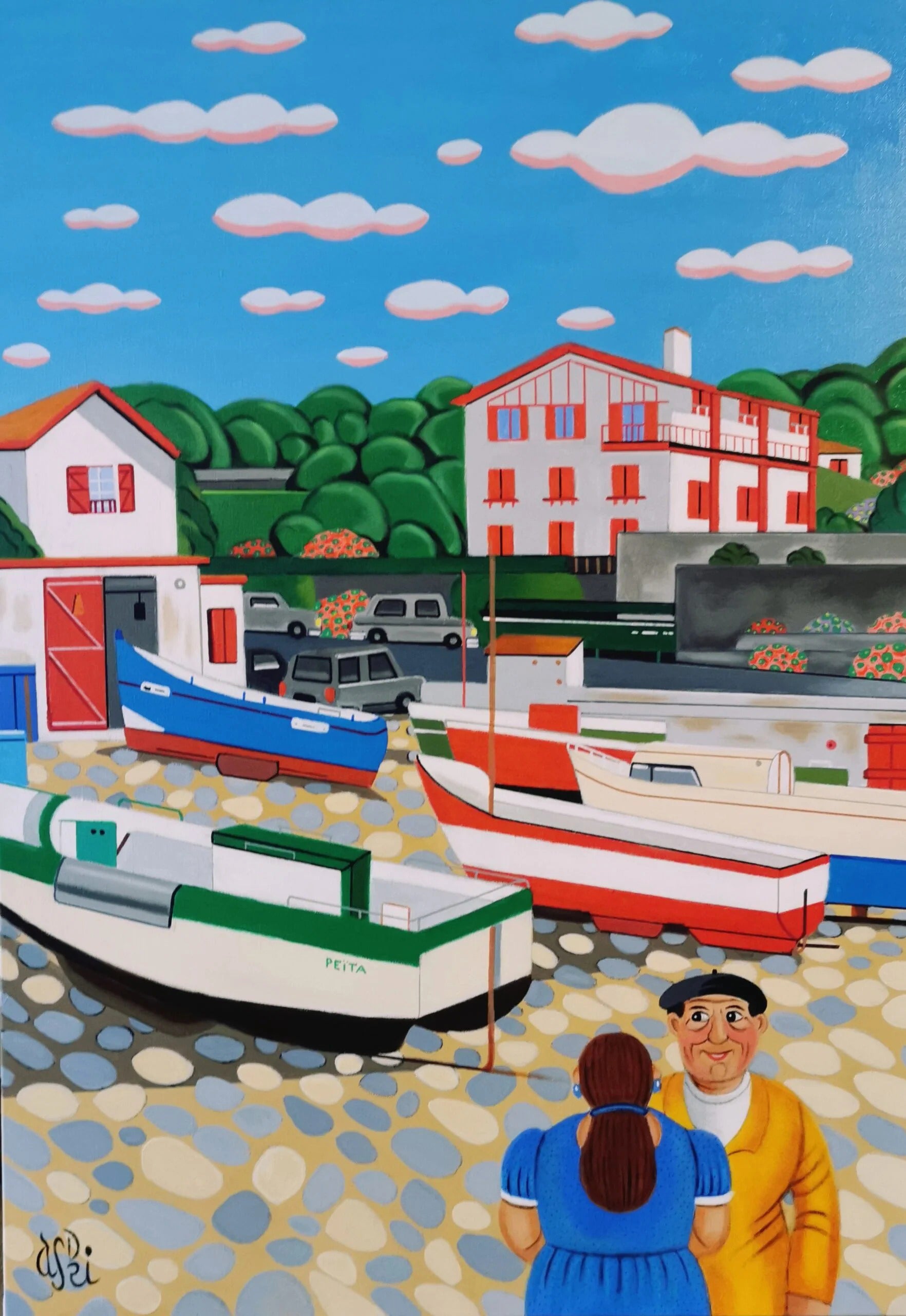 Amoureux à Guethary