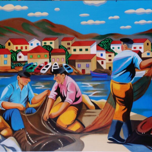 Les pêcheurs au port
